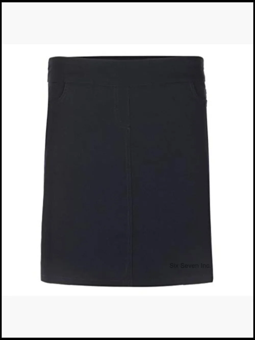 Tummy Control Golf Skort with Pockets High Rise Pull On 4-Way Stretch